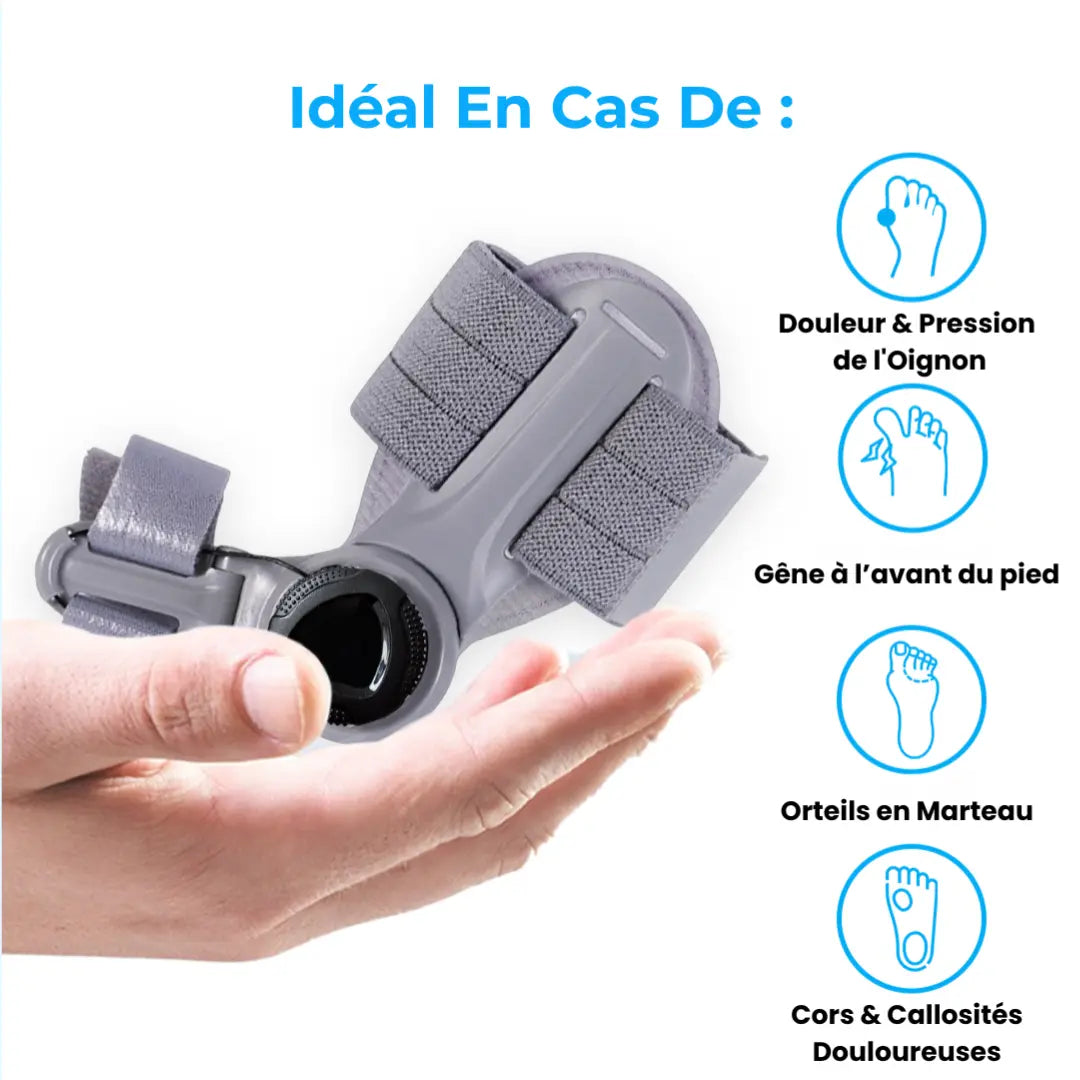 Pelyss™ OrthoFix — Correcteur d'Hallux Valgus Articulé