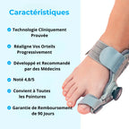 Pelyss™ OrthoFix — Correcteur d'Hallux Valgus Articulé